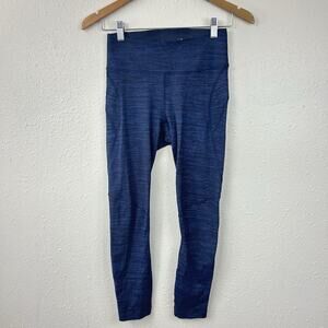Outdoor Voices Pants Womens XS Blue Yoga Weightlifting Stretch Athletic Leggings